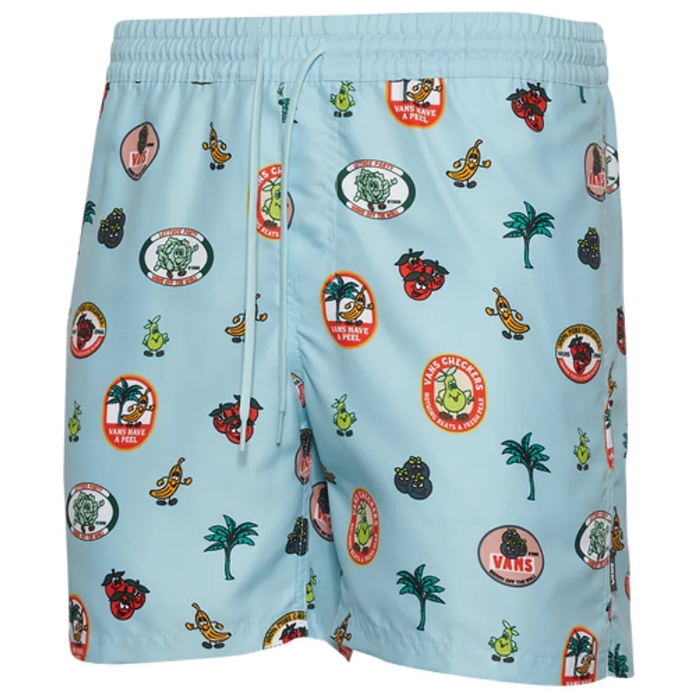 Boys Vans Blue Graphic Fruit Swim Shorts - NEW